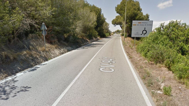 5 ferits en un acciden de trÃ nsit en la CV-941, a l'altura d'Orihuela, el Baix Segura, Alacant