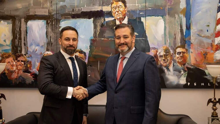 Santiago Abascal reunit amb un senador nord-amerciÃ  el marÃ§ de 2020