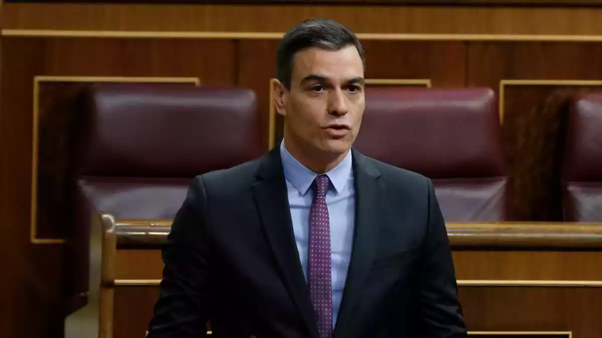 Pedro Sánchez en la sesión de control al Gobierno en el Congreso del 29/04/2020 Pedro Sánchez en la sesión de control al Gobierno en el Congreso del 29/04/2020