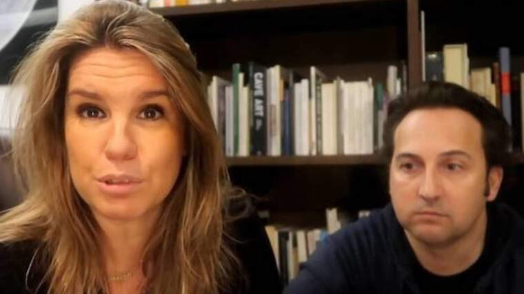 Carmen Porter i Iker Jiménez a una captura del programa 'Milenio Live'