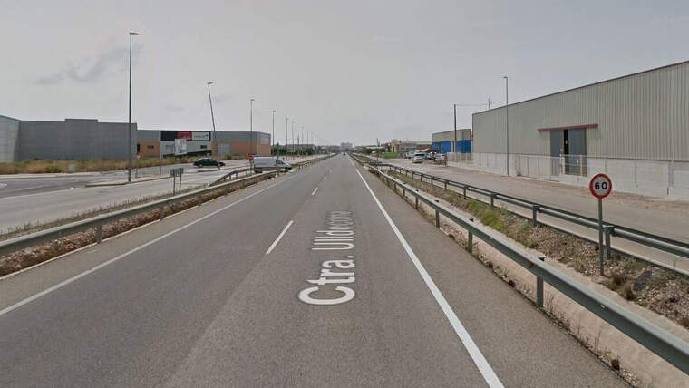 Carretera d'Ulldecona, en VinarÃ²s, el Baix Maestrat (CastellÃ³)