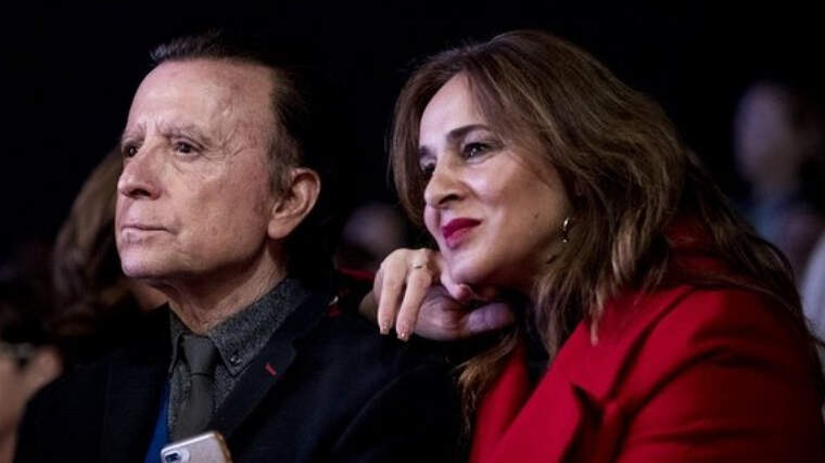 JosÃ© Ortega Cano i la seva dona en l'esdeveniment de moda