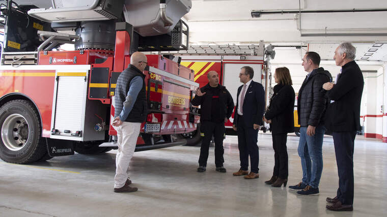 José MartÃ, Abel Ibáñez i Xaro Miralles visitant el CPBC