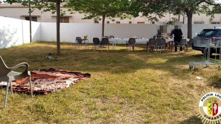 Denuncien a 12 persones per celebrar una festa d'aniversari en un jardÃ­ en VinarÃ²s, el Baix Maestrat (CastellÃ³)