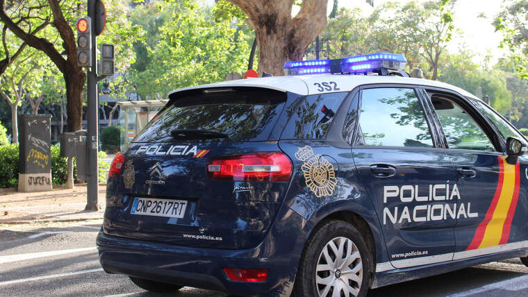 Cotxe de la Policia Nacional de València