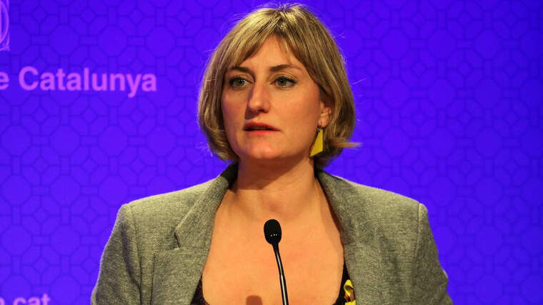 La consellera de Salut, Alba Vergés, en una imatge d'arxiu.
