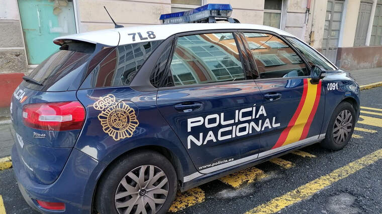 Un vehicle de la Policia Nacional