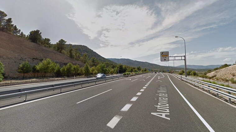 L'eixida de Tibi (Alacant) en l'A-7