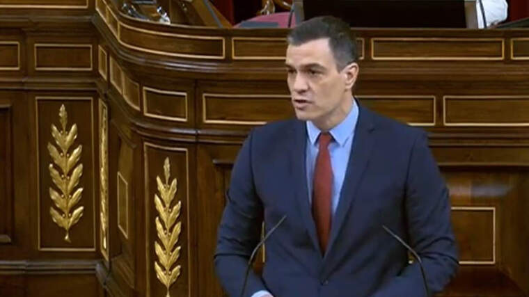 Pedro Sánchez en el Congreso de los Diputados