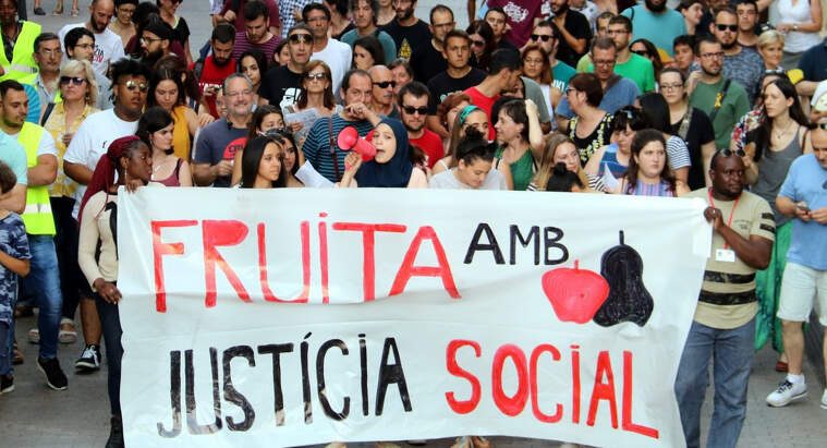 Imatge d'arxiu d'una protesta