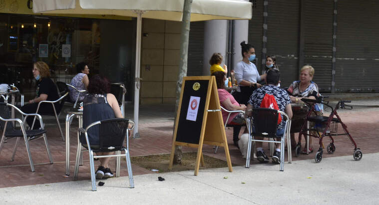Obertura de terrasses al Districte 5 de Terrassa