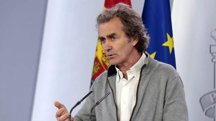 Fernando Simón en una compareixença per informar del coronavirus el maig de 2020