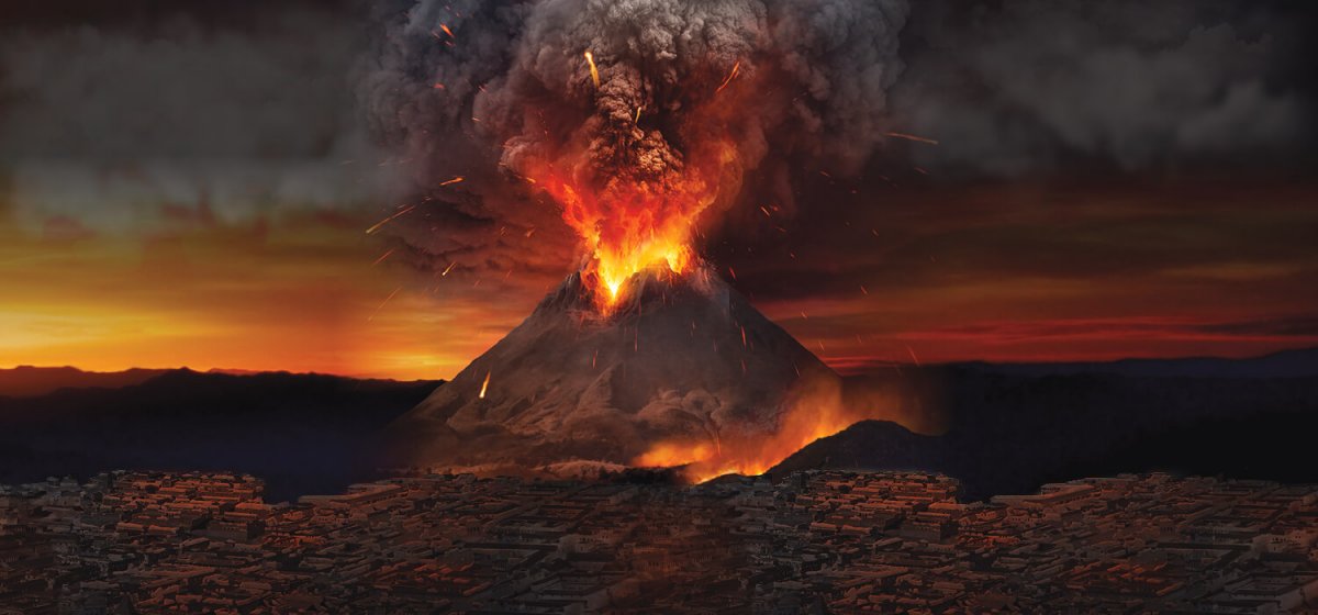 Вулкан везувий фото извержение на помпеи