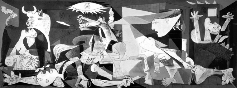El bombardeo de Guernica.