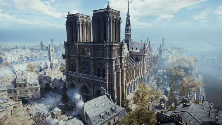 Notre Dame en Assassin's Creed: Unity.