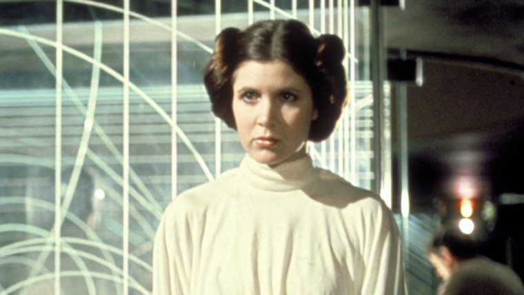 Carrie Fisher en la primera trilogÃ­a de Star Wars.