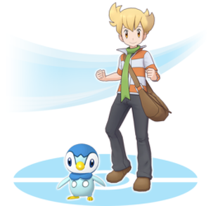 Barry y Piplup.