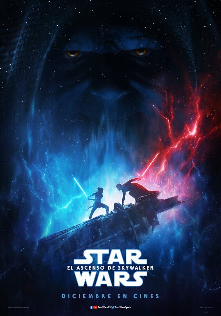 Póster oficial de 'Star Wars: el ascenso de Skywalker'