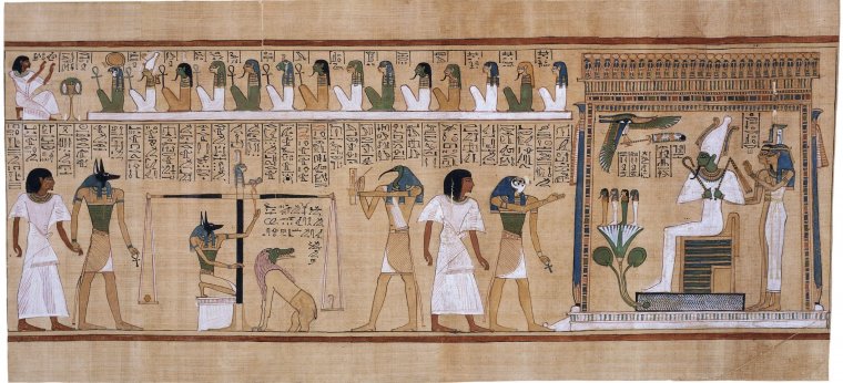 El judici d'Osiris és una de les proves que havia de passar l'ànima del difunt