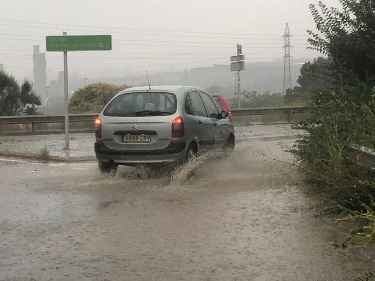 Inundacions a la Universitat Autònoma de Barcelona