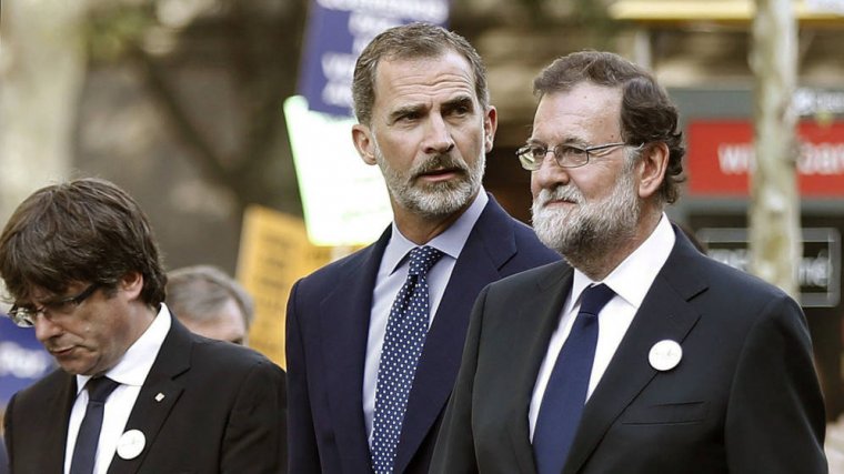Puigdemont, Felip VI i el rei