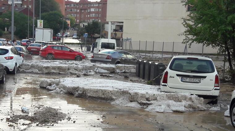 La tormenta va provocar el caos a la ciutat de Madrid i a les àrees circumdants
