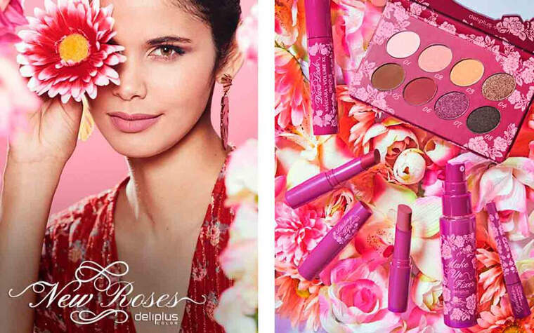 Imatge promocional de la col·lecció 'New Roses' de maquillatge de Mercadona