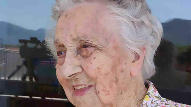 Maria Branyas, la persona més vella de Catalunya