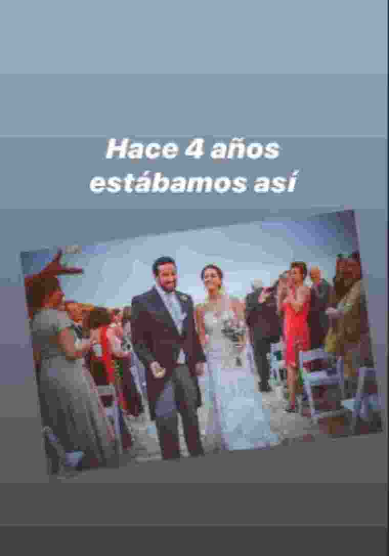 Imatge d'Inés Arrimadas i Xavier Cimas el dia del seu casament a Jerez de la Frontera. Fotografia compartida a Inés Arrimadas al seu Instagram amb motiu del seu 4t any de casats