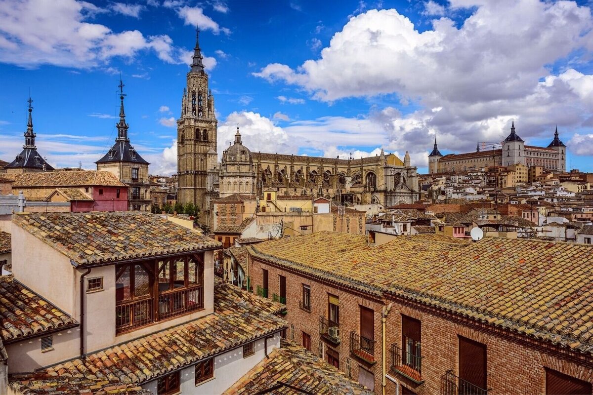 Vista de la part antiga de Toledo.