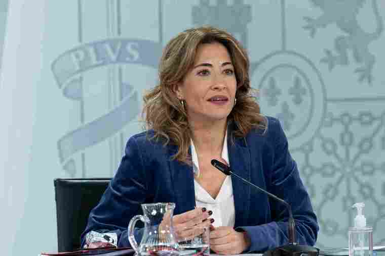 Ministra de Transports Raquel Sánchez