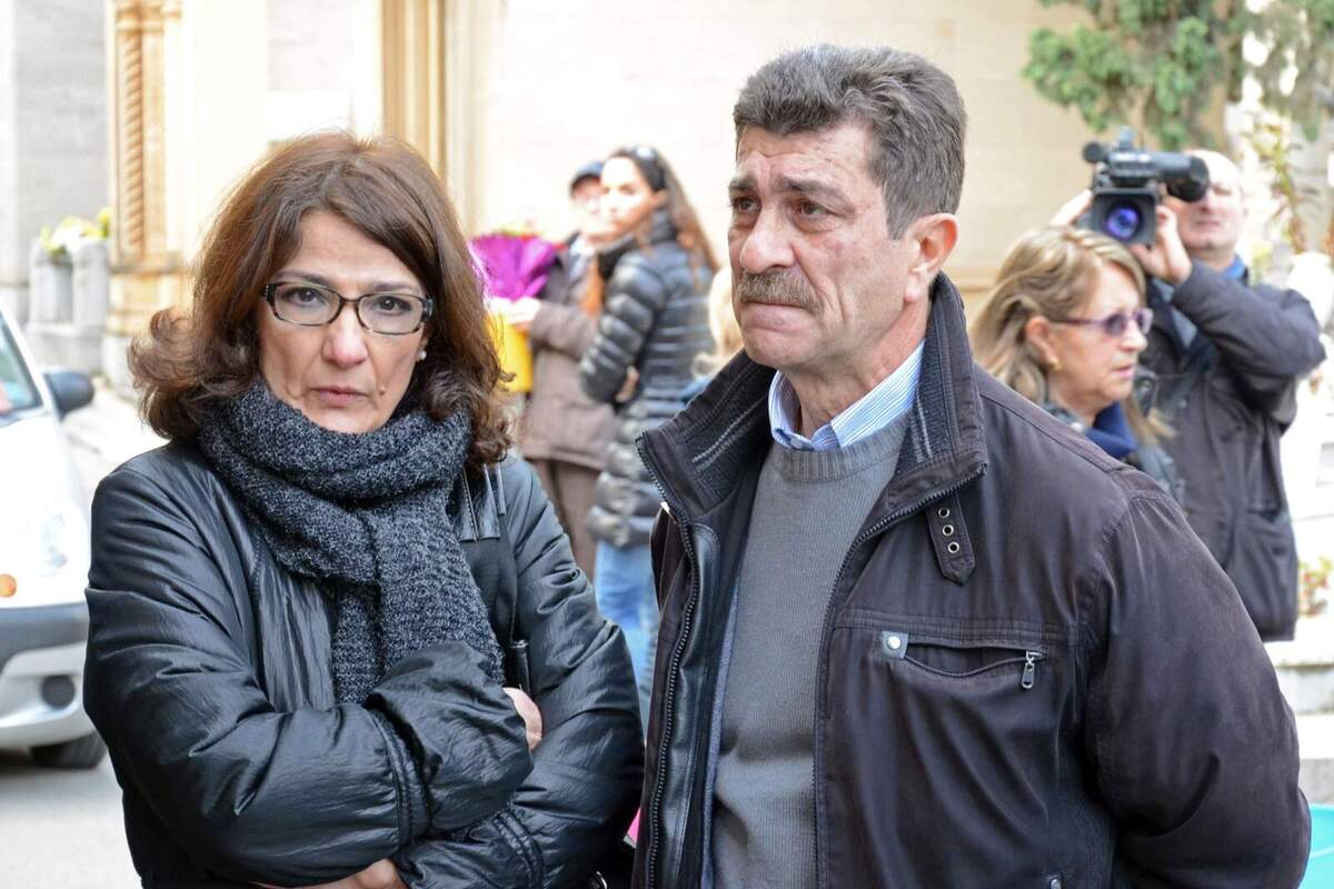 Foto dels pares de Mario Biondo, Pippo Biondo i Santina D'Alessandro.