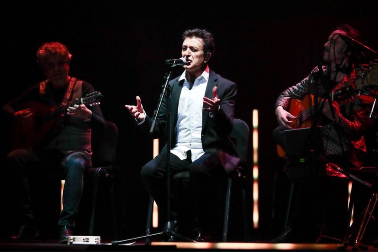 Foto de Manolo García cantant.