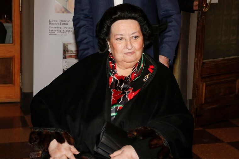 Foto de Montserrat Caballé.