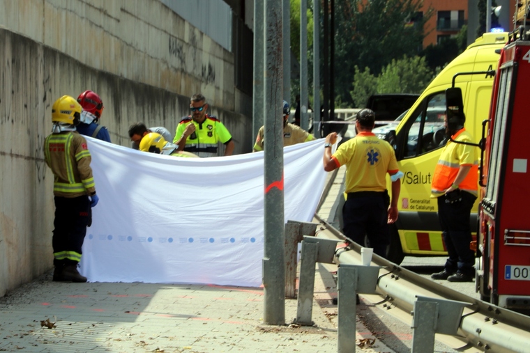 Imatge de l'accident de Castellbisbal