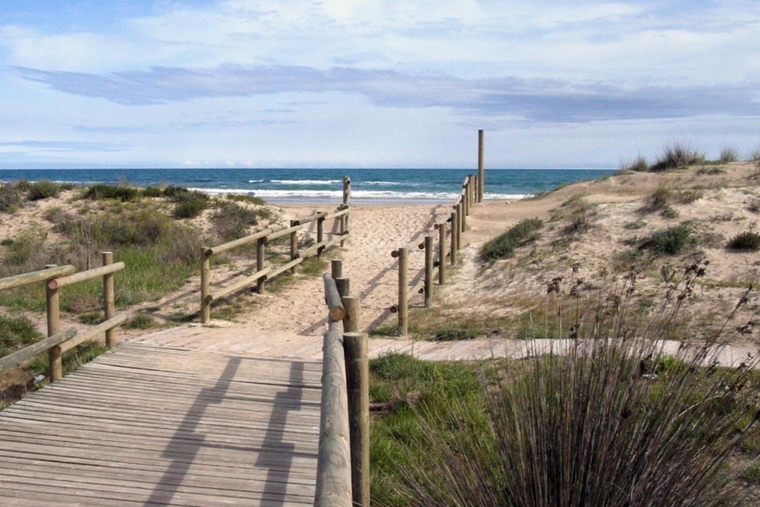 Pla general de la Platja Els Muntanyans