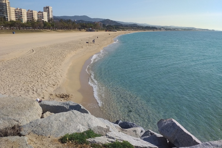 Pla general de la Platja Sant Simó