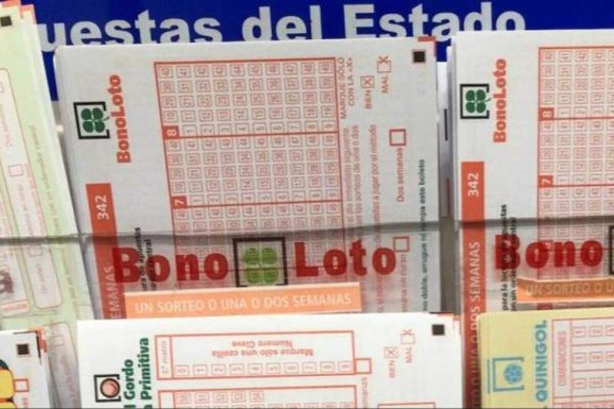Imatge de diverses butlletes de la Bonoloto