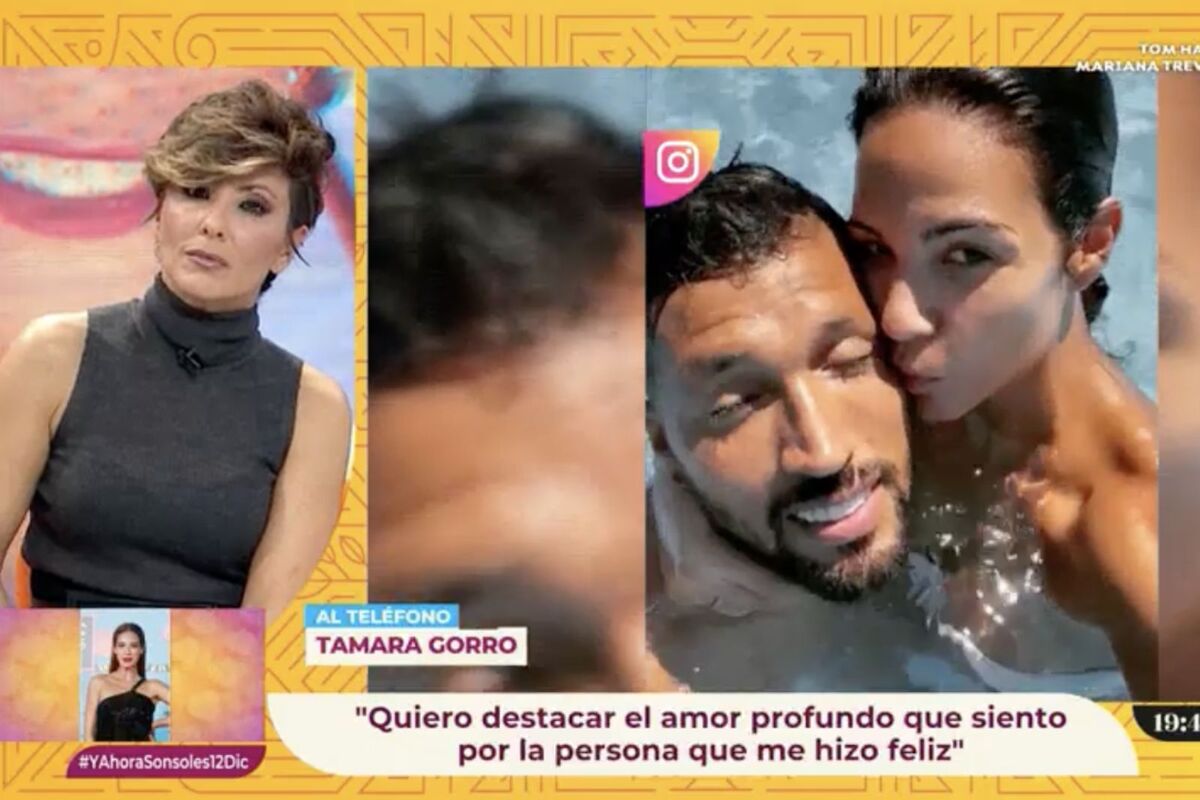 Imatge del programa de Sonsoles Ónega a Antena 3 parlant de la ruptura de Tamara Gorro