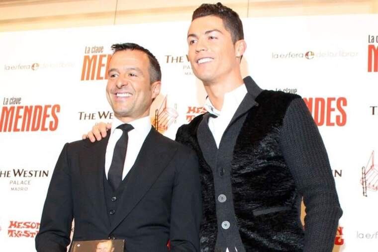 Cristiano Ronaldo i Jorge Mendes