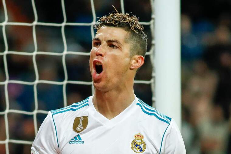 Cristiano Ronaldo durant un partit del Reial Madrid
