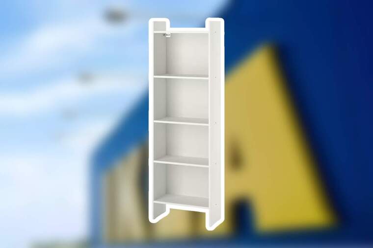 Llibreria blanca d'Ikea