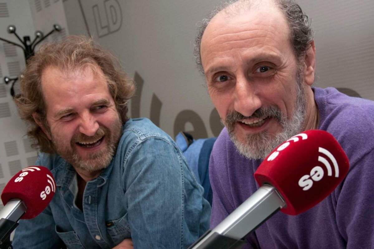 Foto de Mauro Muñiz amb José Luis Gil.