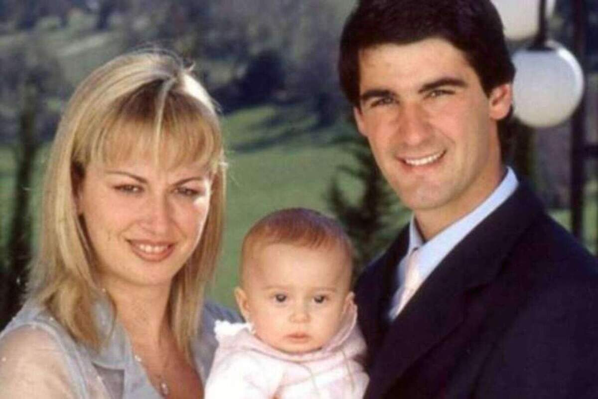 Imatge de Belén Esteban i Jesulín de Ubrique amb la seva filla Andrea Janeiro, quan era un bebè