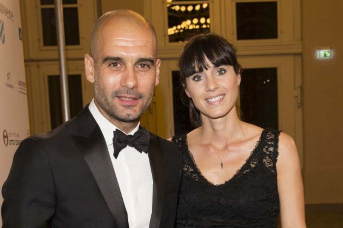 Imatge de Pep Guardiola i la seva dona, Cristina Serra