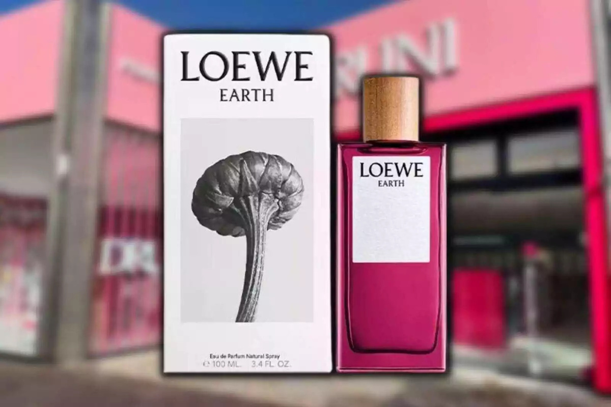 Fotomuntatge del perfum Earth de Loewe