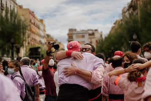 Tarragona celebra la Diada de Santa Tecla 2021 amb castells i veneració.