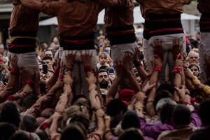 La Diada Castellera al Mercadal en imatges