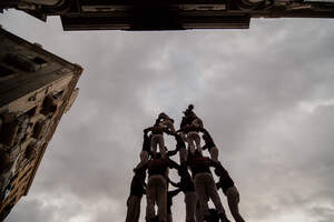 La Diada Castellera al Mercadal en imatges