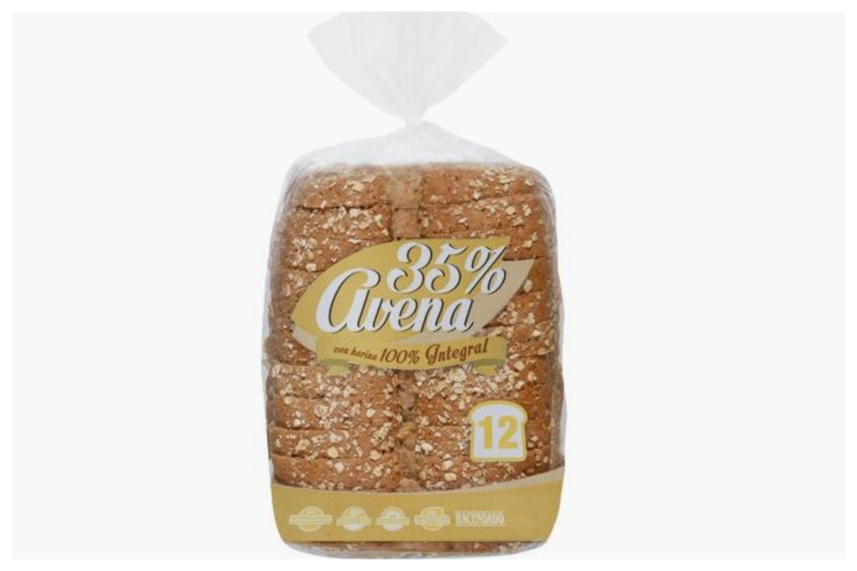 Pan de molde saludable del supermercado